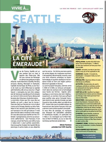 Voix de france Seattle 2014, photo de l'article